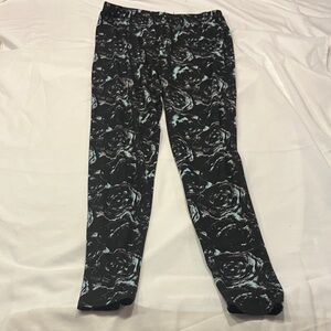 Black and Gray Kids Leggings